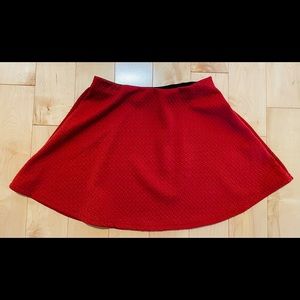 Zara Girls Red Skirt